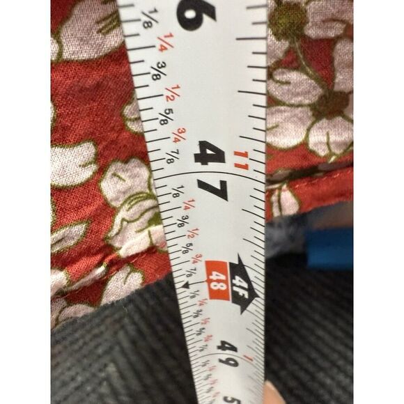 Johnny Was FLORA TIE BACK DRESS Patchwork Floral Multicolor Cotton sz M - Picture 12 of 16